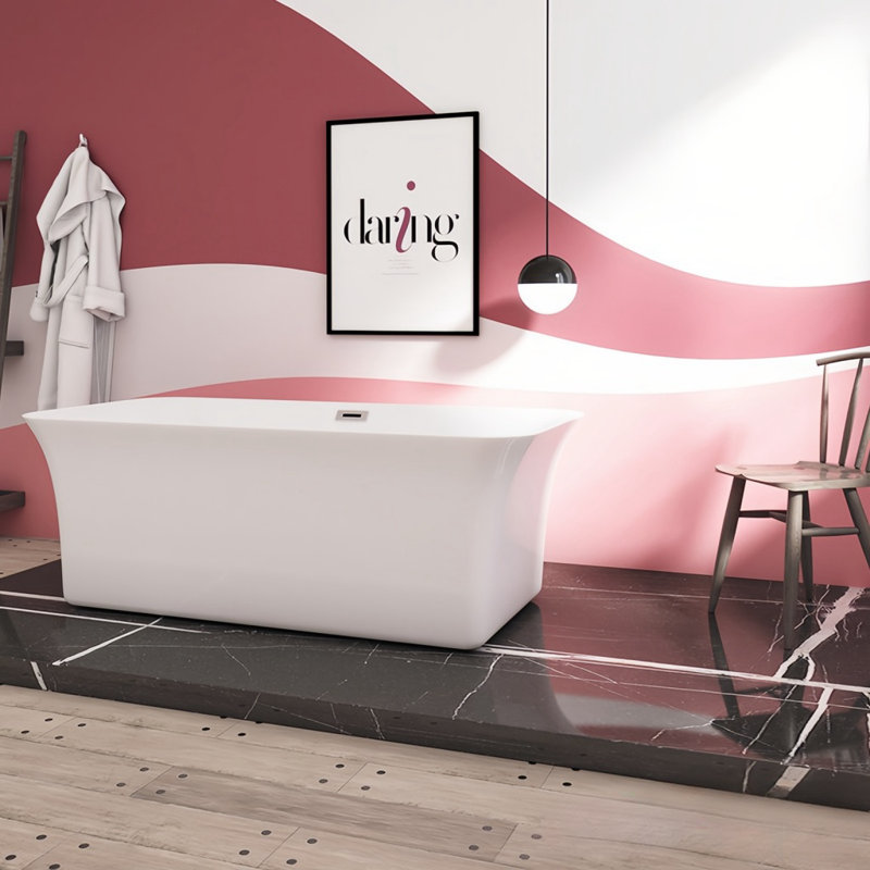 Ensemble de baignoire et douche H 66,93 po x H 23,62 po
