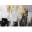 Shooting Upwards Hand Painted Acrylic Painting