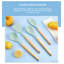 Ensemble d'ustensiles de cuisine en silicone 12 pièces: antiadhésif, résistant à la chaleur, lavable au lave-vaisselle et sans BPA-128533316