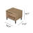 Aria Modern Floating-Style 1-Drawer Nightstand-98349728