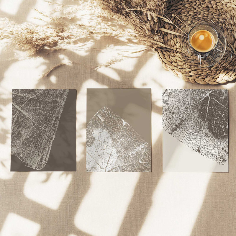 Ensemble de 3 gravures Timeless Grains, Papier, H 10 po x l 16 po x P 0,1 po