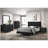 James Black Upholstered Queen Panel Bed-1670380557