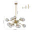 Lustre à intensité variable 12 lumières Simmeon