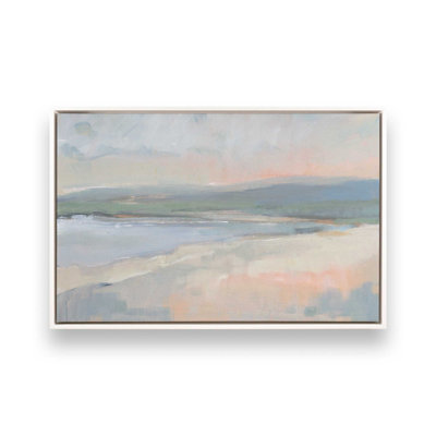 «Hazy Beach at Dawn I», reproduction sur toile