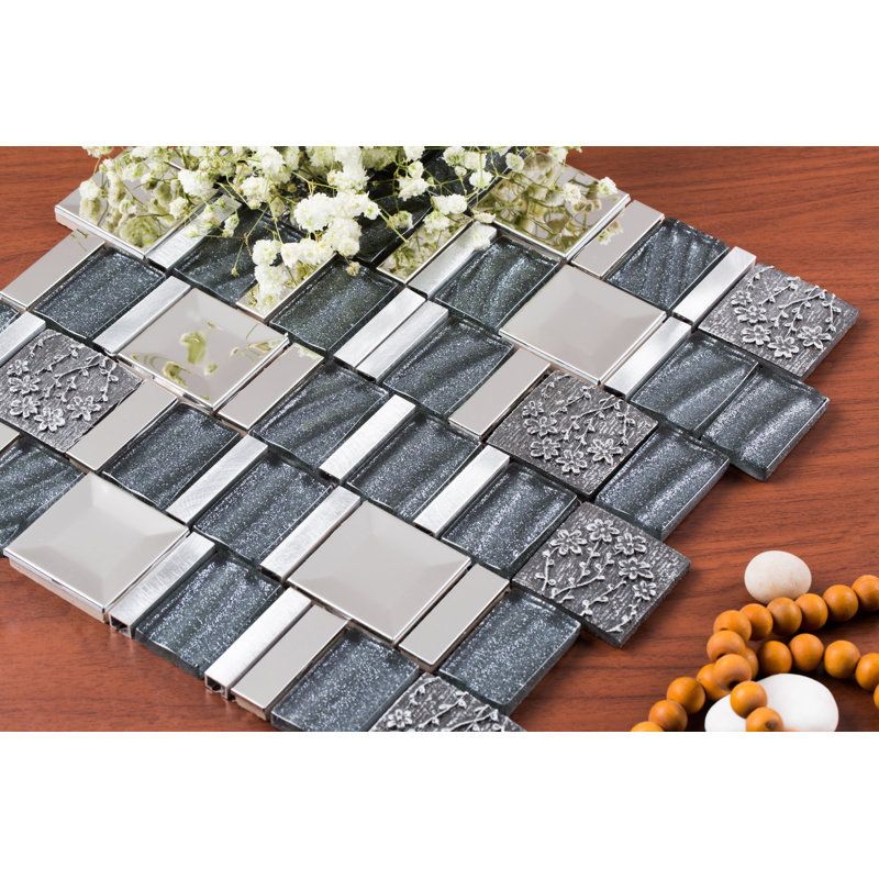 Vitray Glossy Tile, Gray