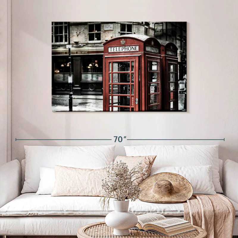 Cabines téléphoniques rouges Sirecc London II, H 30 po x l 45 po