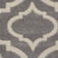 Tapis géométrique gris / ivoire Kardinya-1215871295