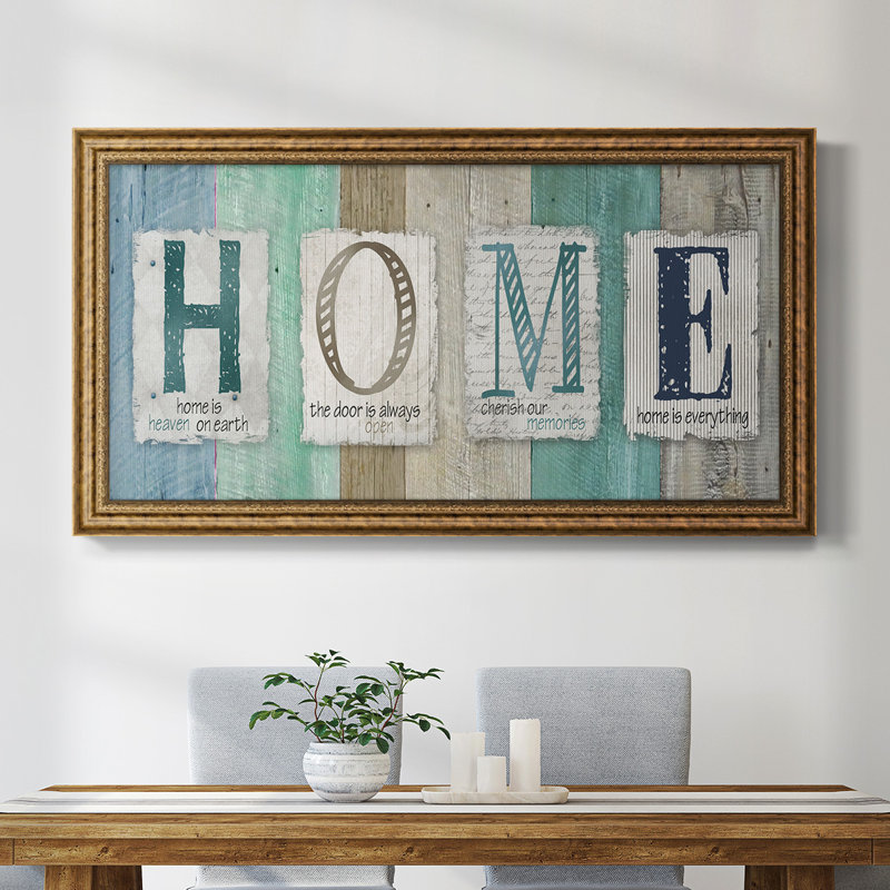 Home - Reproduction d'un seul cadre photo sur toile, H 29 po x l 53 po x P 1 po