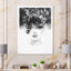 Portrait d'un élégant mannequin - Art mural sur toile glamour