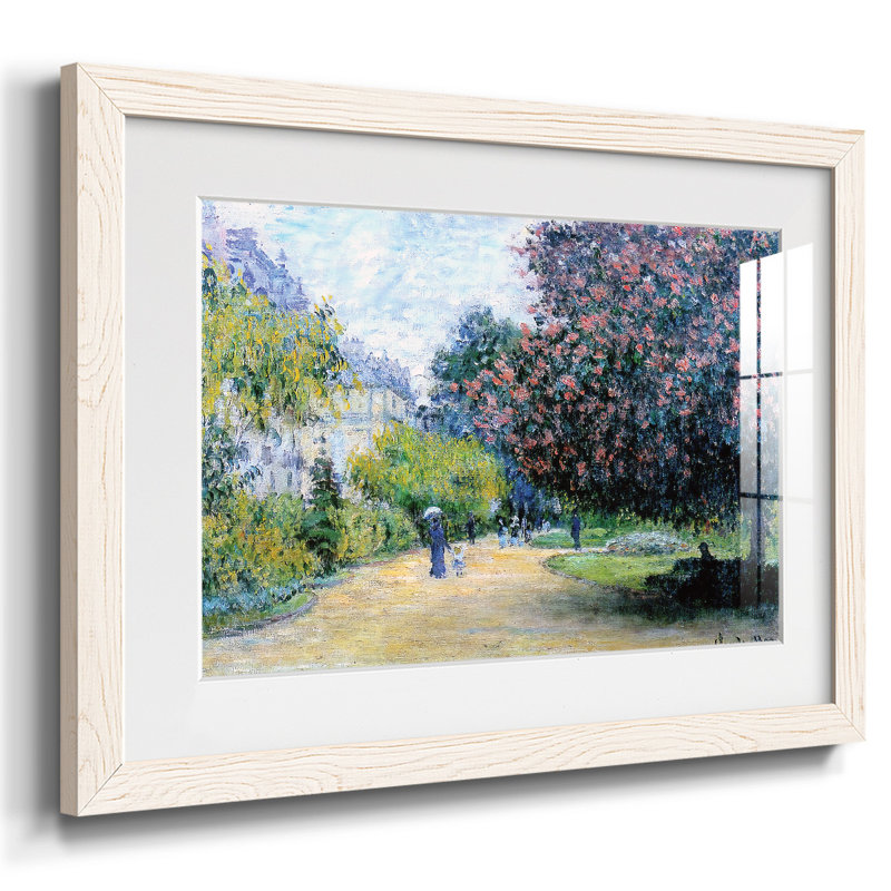 " Parc Monceau, 1876 ", White, 18" H x 26" W