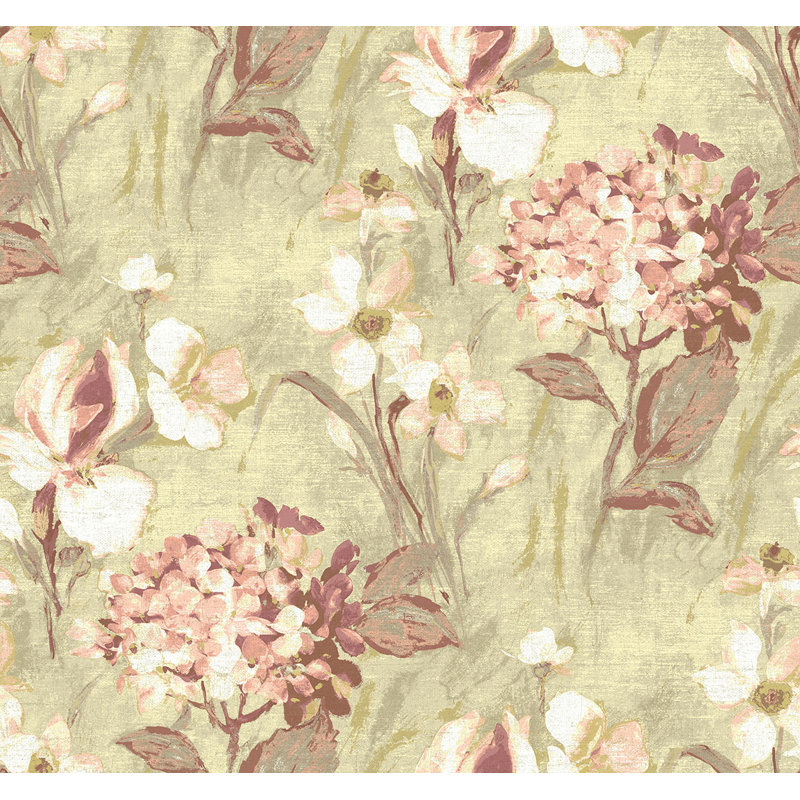 Posey Floral Roll, Dusty Rose