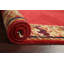 Tapis népalais rouge en laine rouge 4X5
