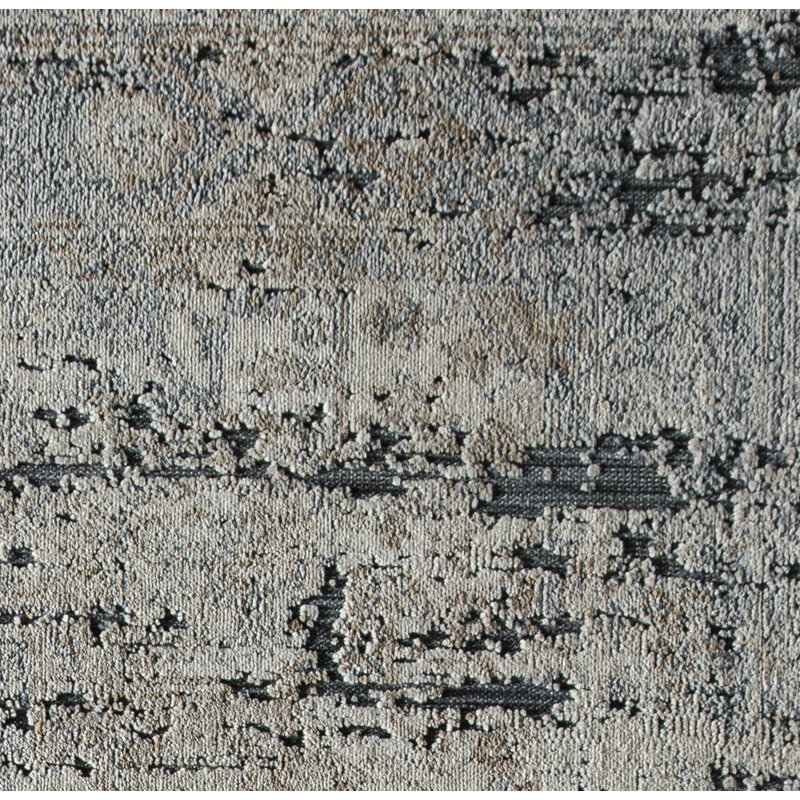 Anthony Abstract Blue Navy Area Rug, 8' x 10'