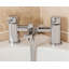 Regent 1700mm x 850mm Soaking Acrylic Bathtub-12521714