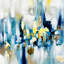 Steflos Misty Seascape Oil Painting