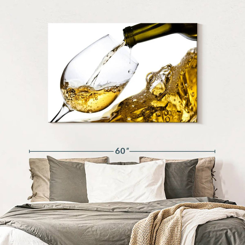 Yarlin White Wine Splash, 32" H x 48" W
