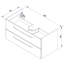 1000mm Single Bathroom Vanity with Basin-69788044