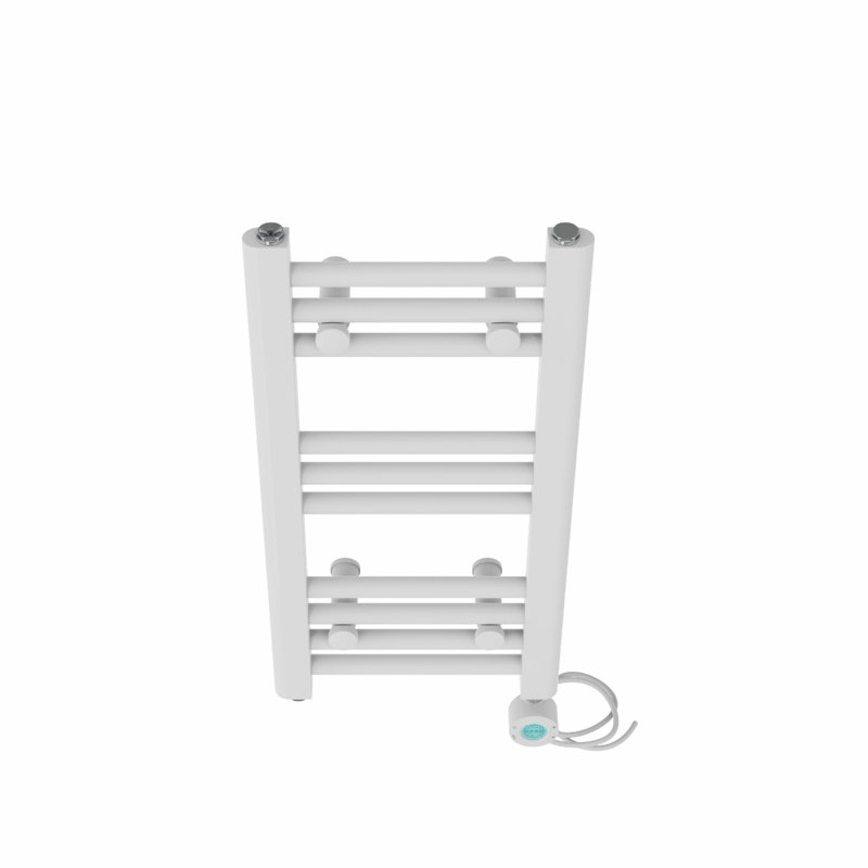Bryana Straight Towel Rail Heated Towel Rails, 60cm H x 30cm W x 3cm D, White
