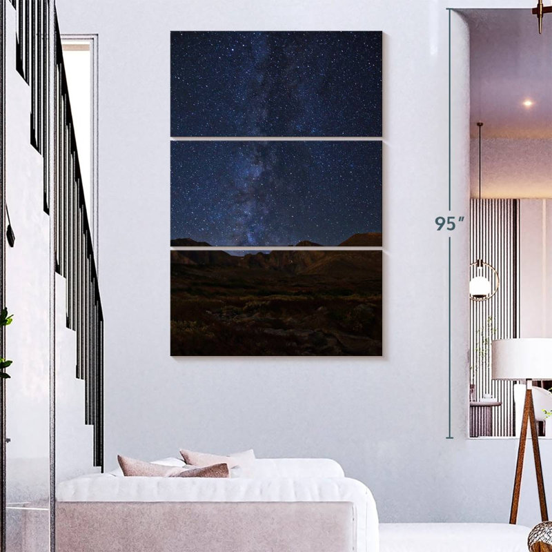 Galaxie d'Alvord, H 74 po x l 48 po
