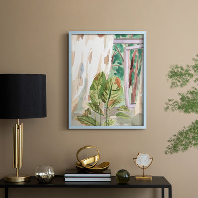 A Spring Window II Framed Print - Solid Wood
