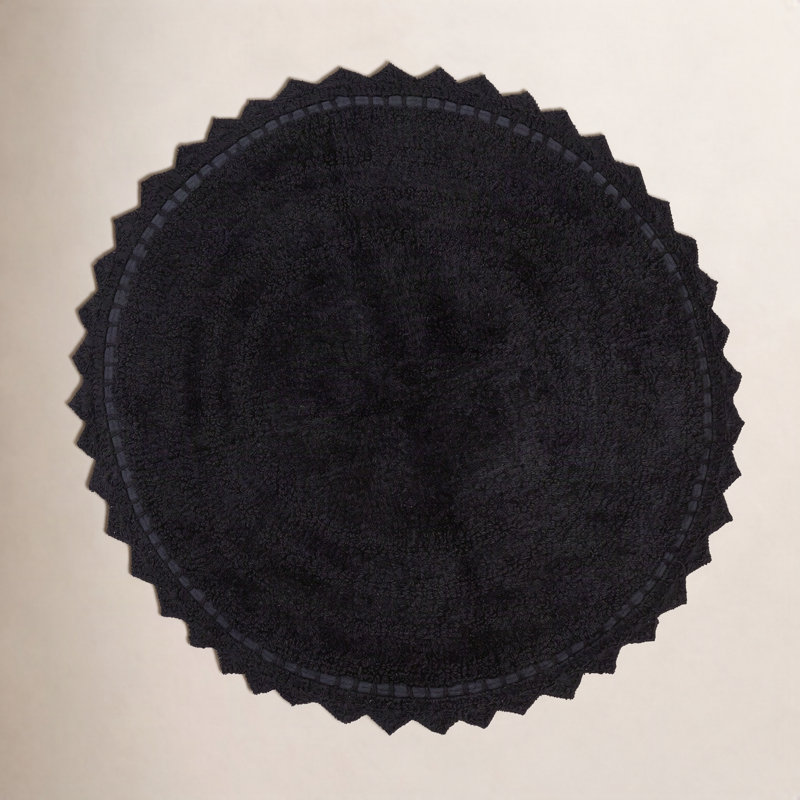 Lisk Bath Rug, Black