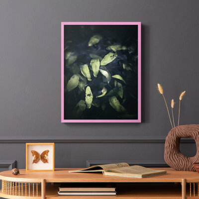 «Dramatic Foliage II», reproduction encadrée - bois massif