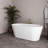 59" Streamline Soaking Freestanding Tub With Internal Drain-108964760