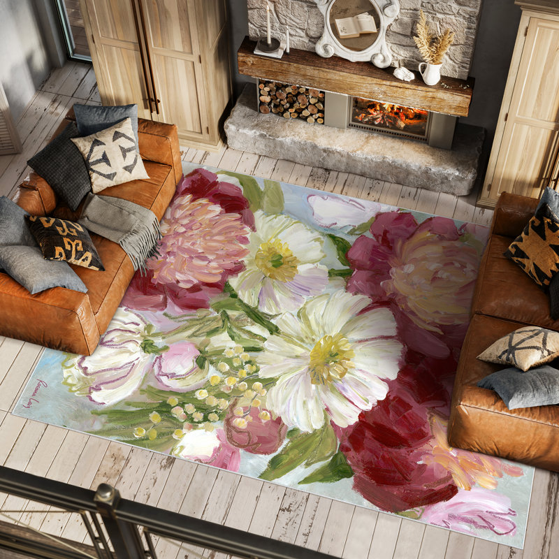 Tapis rectangulaire Divyan avec envers antidérapant, Rectangle 7 pi 6 po x 10 pi 4 po