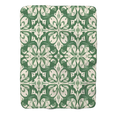 Subtle Greens - 1 Piece Premium Blanket
