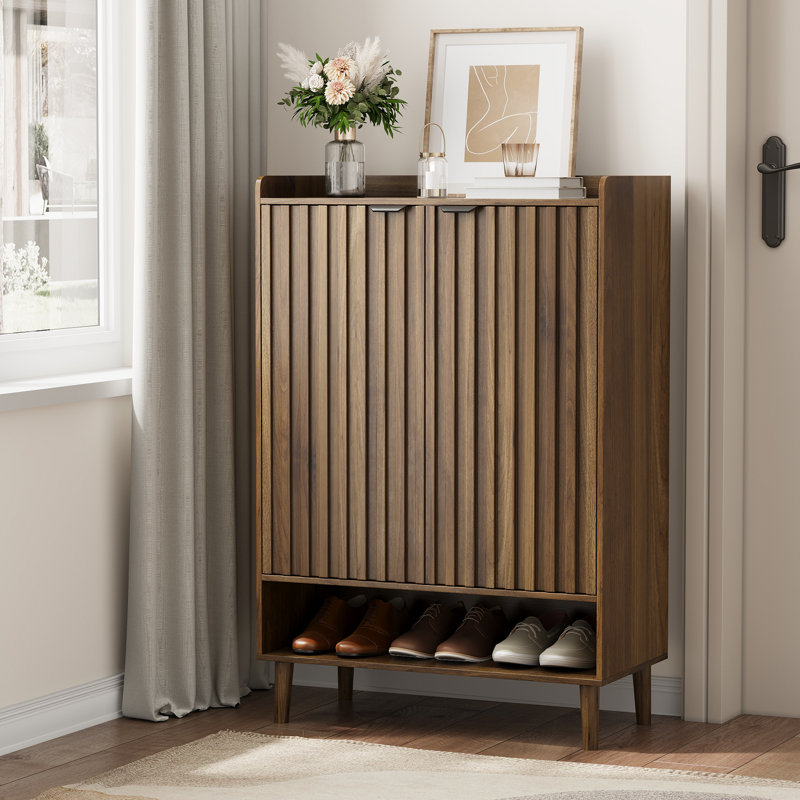 24 Pair Shoe Storage, Brown