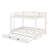 Queen Size Bunk Bed With Ladder And Trundle-1892930240