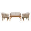 Ensemble de meubles d'extérieur 4 pièces avec coussins 4 pièces-1457762023
