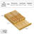 Bamboo In-Drawer Knife Block-125504599