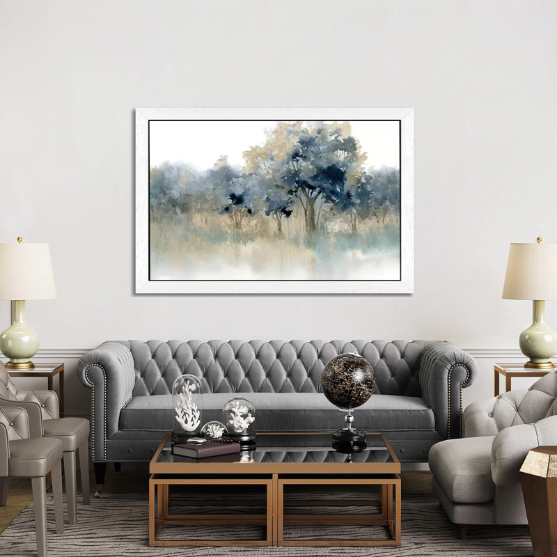 Waters Edge II by Carol Robinson - Print on Canvas, 66.04 cm H x 45.72 cm W, White Framed
