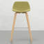 Tabourets Mid-Century modernes 2 - Revêtement acide, contreplaqué, placage, repose-pieds pour une apparence attrayante de 2 lignes et confort