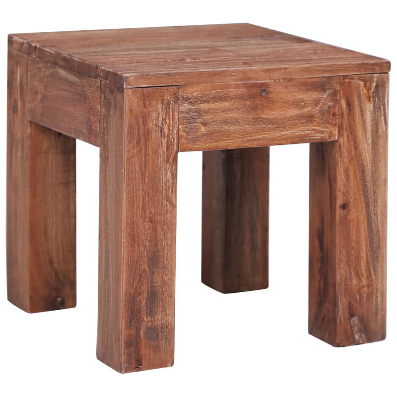 Coffee Table 30x30x30 cm Solid Mahogany Wood