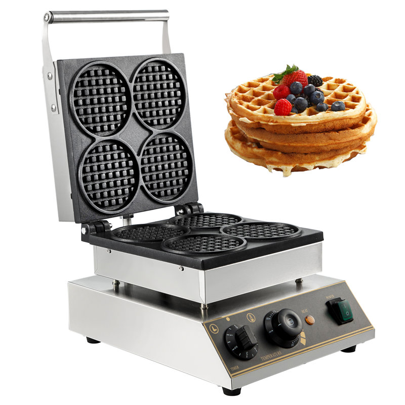 VEVOR 6.1'' Round Waffle Maker
