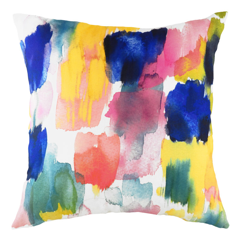 Abstract Square Cushion, Polyester