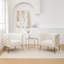 Fauteuil demi-tonneau en velours de 29,9 po Cristen-1636014196-1669613669