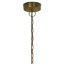 Lustre tambour en verre transparent et métal 13 po. Dornall-1743784635