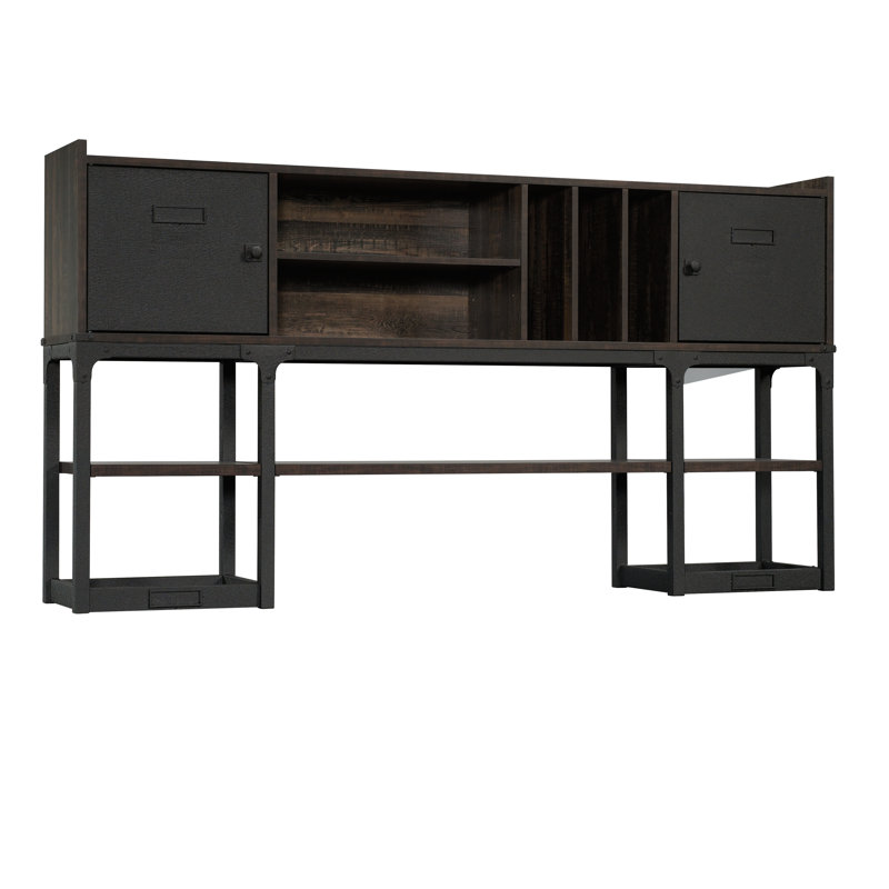 Huche en bois avec rangement dissimulé, brun