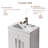 Devpal 24'' Single Bathroom Vanity with Ceramic Top