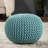 Anely 20" Wide Round Pouf Ottoman-1301148340