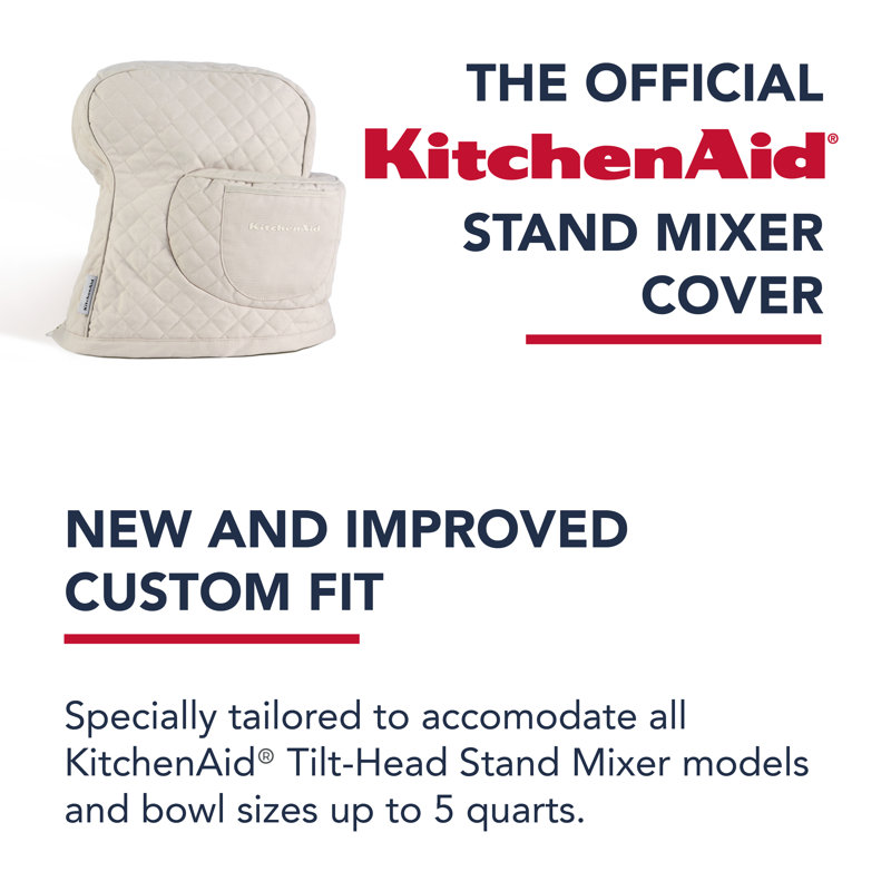 KitchenAid® Quilted Fitted Mixer Cover, Milkshake