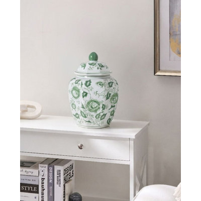 Handmade Porcelain Ginger Jar
