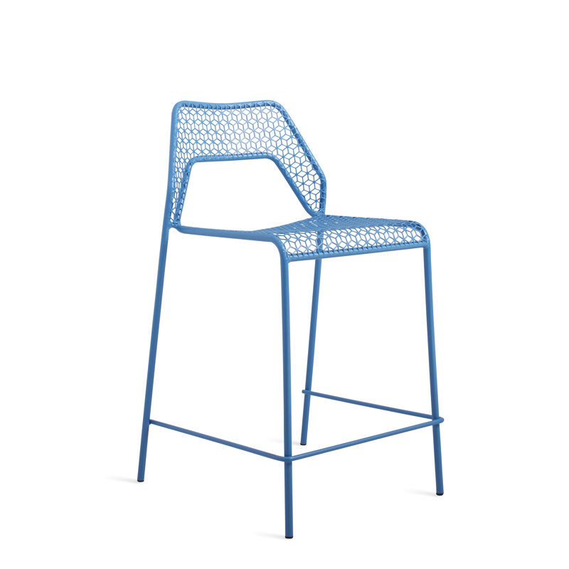 Tabouret Hot Mesh, Noir, Tabouret de comptoir (siège d'une hauteur de 24,4