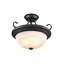 Plafonnier semi-encastré 2 lumières Snediker-889795170-889795174