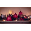 Cloches musicales illuminées, décorations de Noël