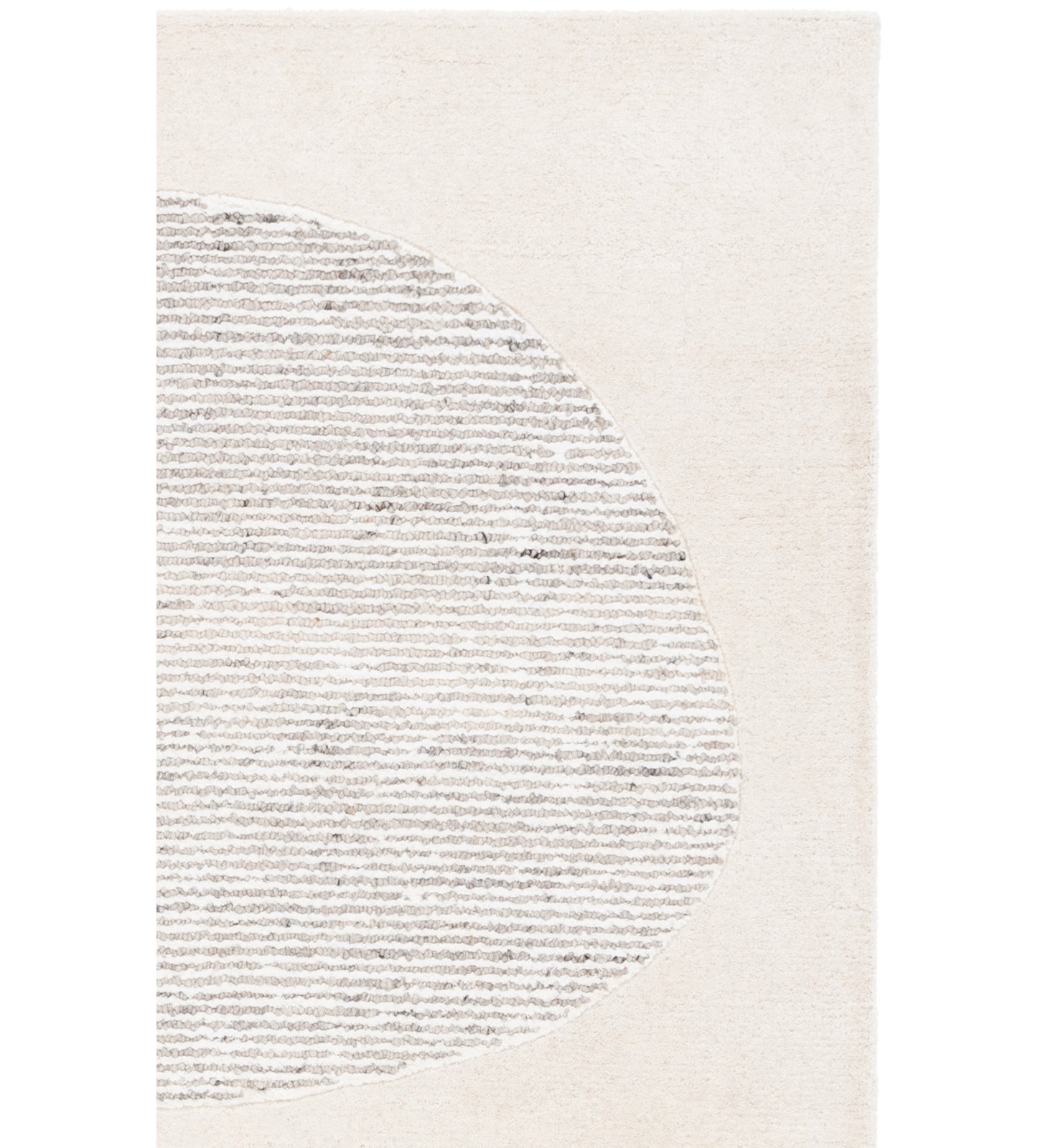 Mullen Hand-Tufted Abstract Rug, Square 6'