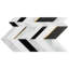 Amari Polished Marble And Aluminum Mosaic-995789256